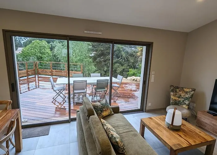 Сasa de vacaciones Avec Niché Dans La Forêt à Deux Pas Des Plages *